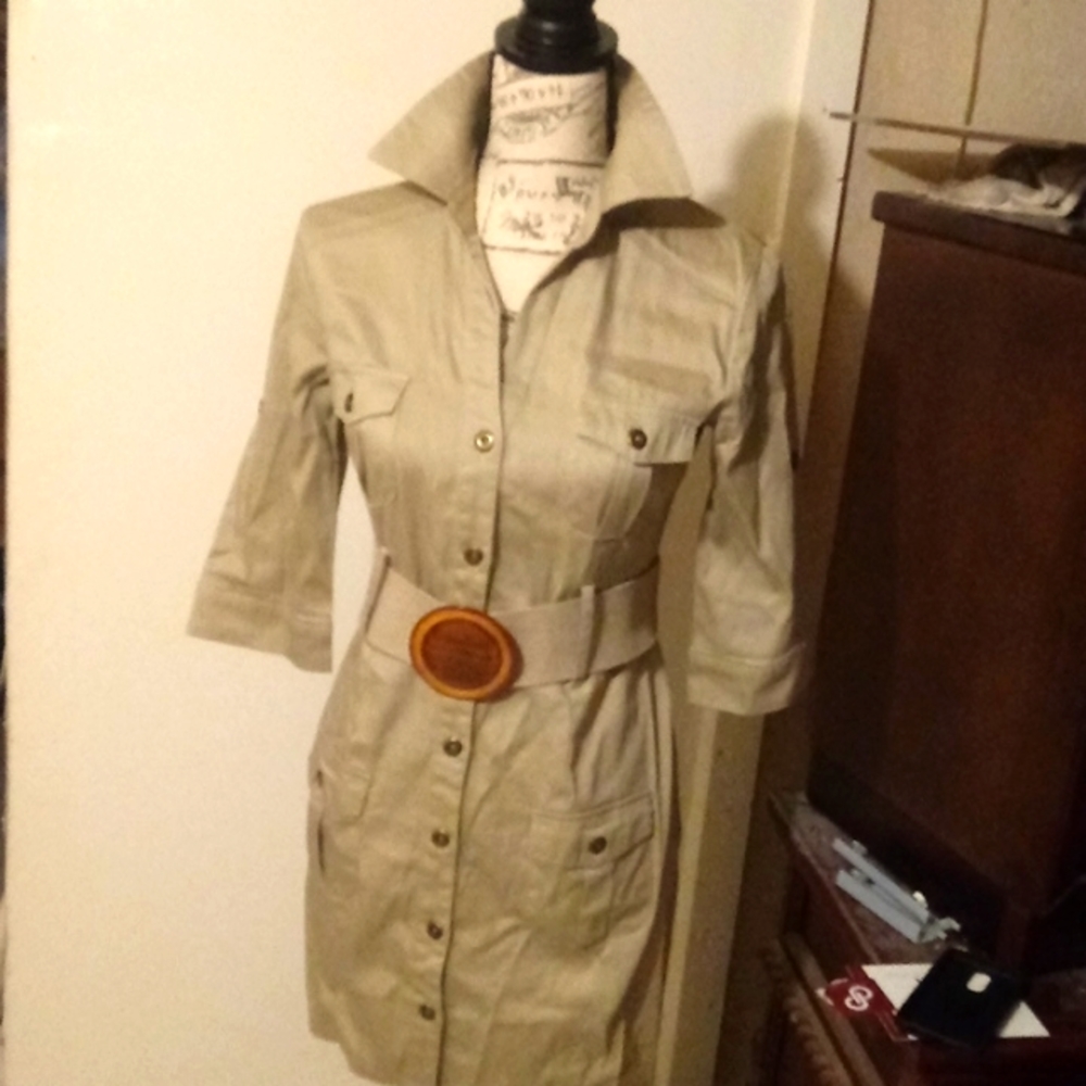 NWOT Utility dress/trench